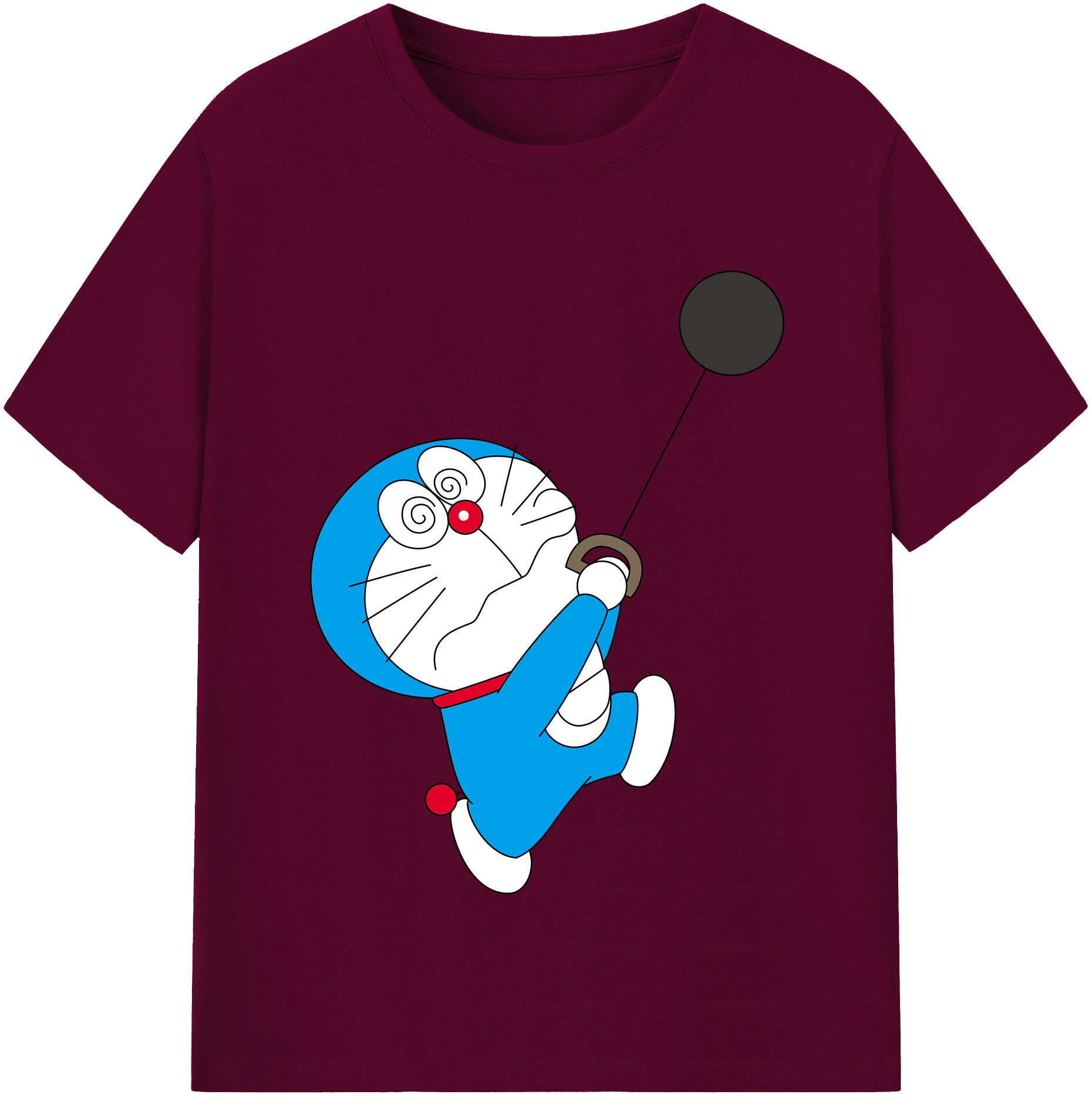 （画像用） ドラえもん Doraemon レディースカジュアルプリントTシャツ（綿100％）